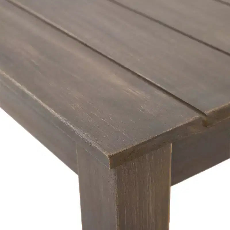 GDFStudio Deborah Outdoor Acacia Wood Loveseat and Coffee Table Set with Cushions