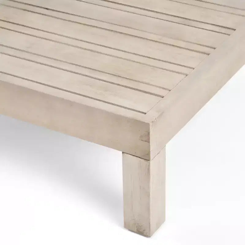 GDFStudio Keith Outdoor Acacia Wood Loveseat and Coffee Table Set with Cushions