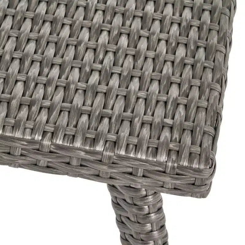 GDFStudio Hilary Outdoor Wicker 4 Seater Chat Set with Water Resistant Cushions