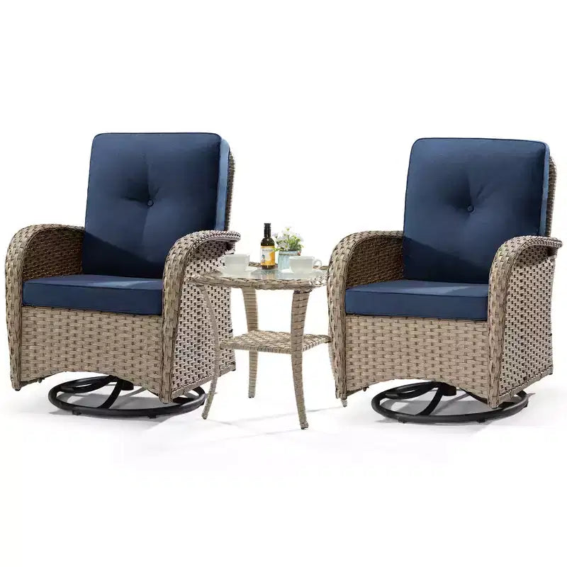 UPTIOT 2 - Person Outdoor Seating Group with Cushions