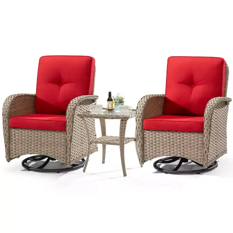 UPTIOT 2 - Person Outdoor Seating Group with Cushions