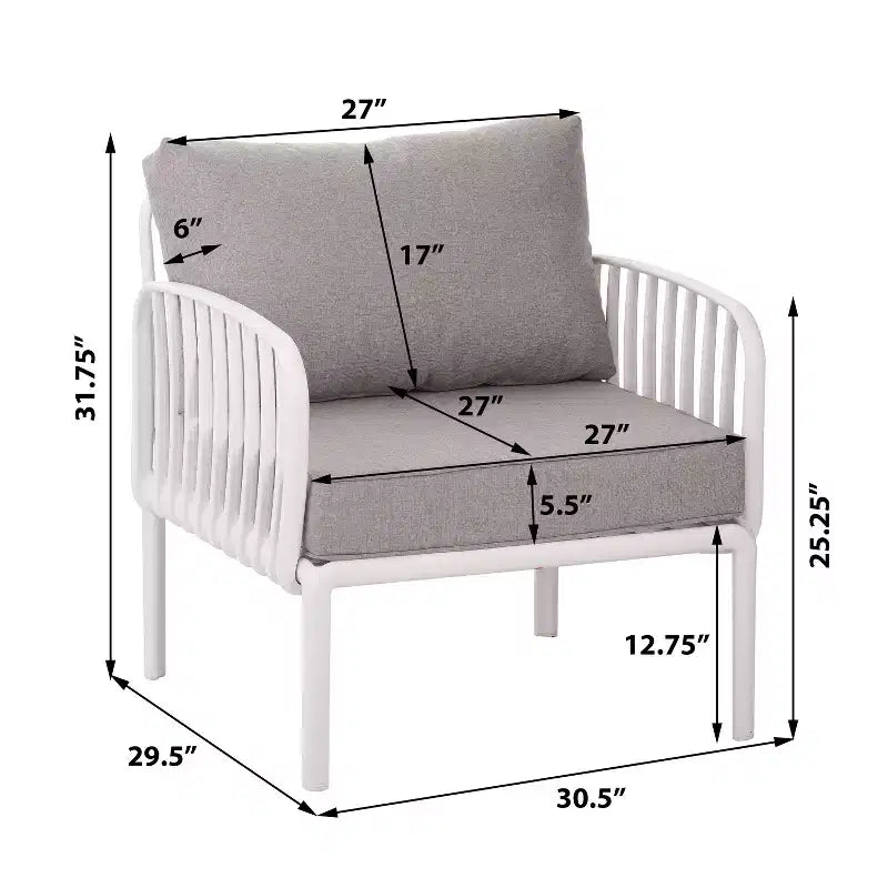 Christopher Knight Home Leah 4 Seater Outdoor Plastic and Glass Conversation Sets with Cushions