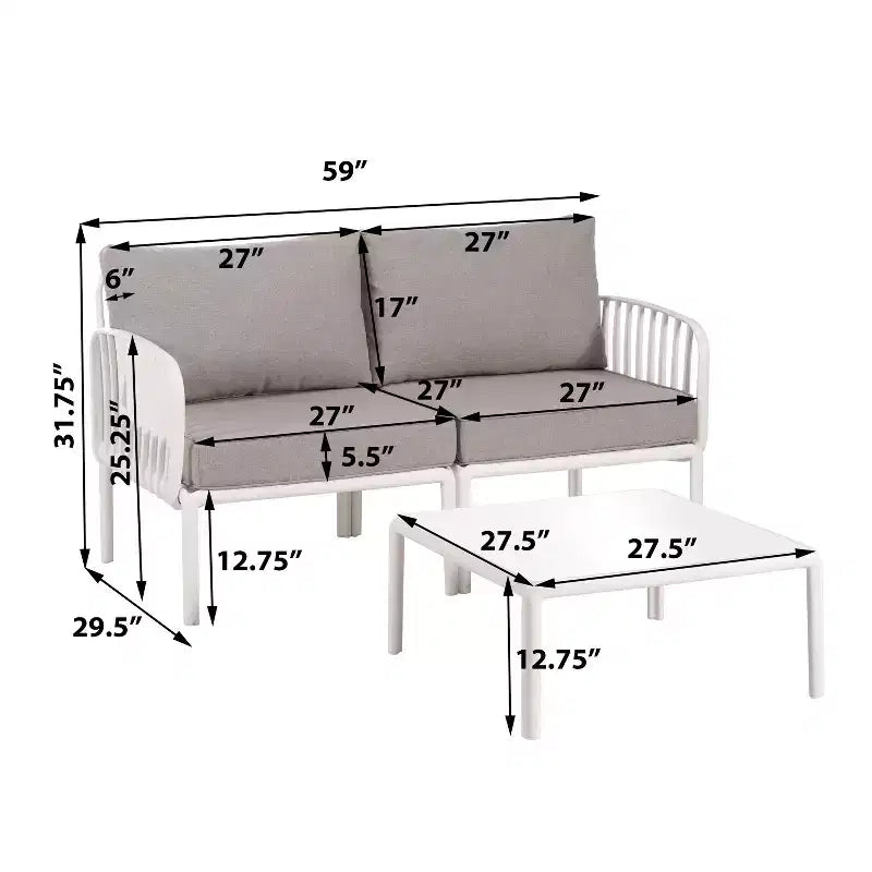 Christopher Knight Home Leah 7 Seater Outdoor Plastic and Glass Upholstered Conversation Set