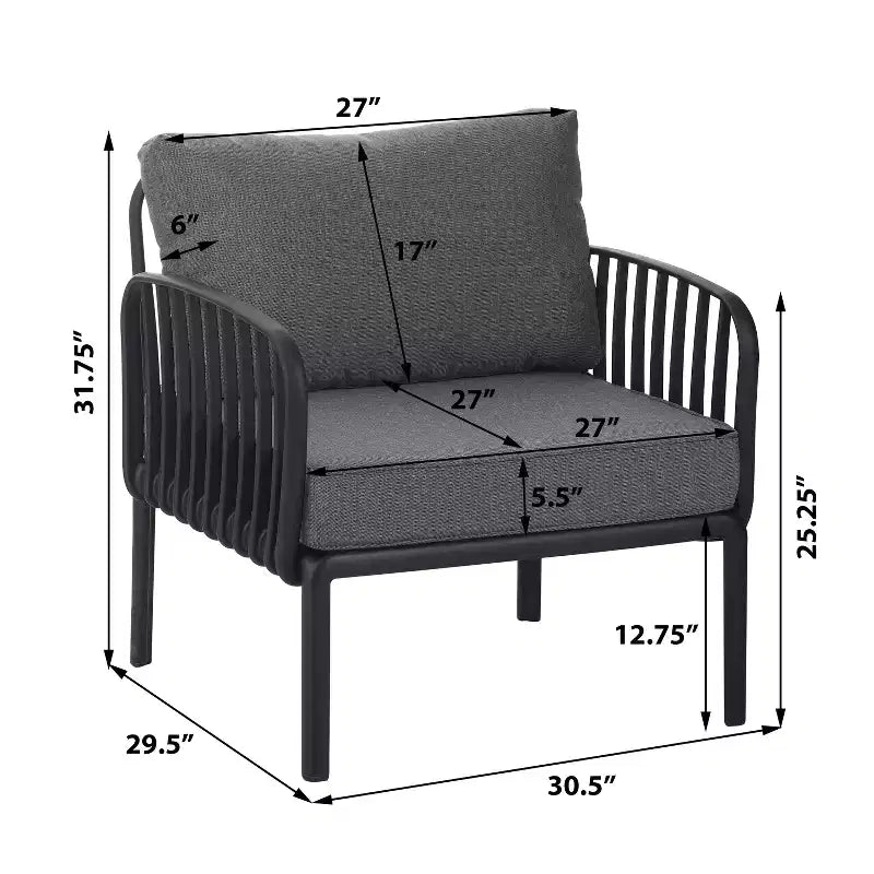 Christopher Knight Home Leah 7 Seater Outdoor Plastic and Glass Upholstered Conversation Set