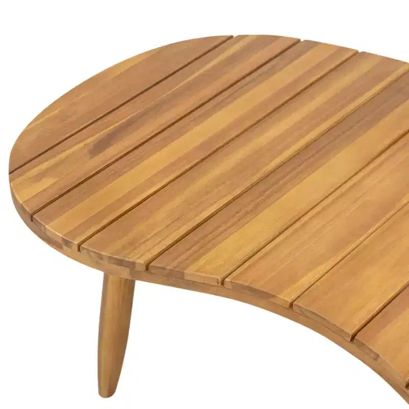 Christopher Knight Home Abell 4 Pieces Outdoor Woven Rope Acacia Wood Upholstered Seating Set