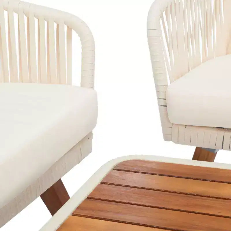 Ransin 4 Piece Living Set - Indoor/Outdoor - PAT7074 - Safavieh