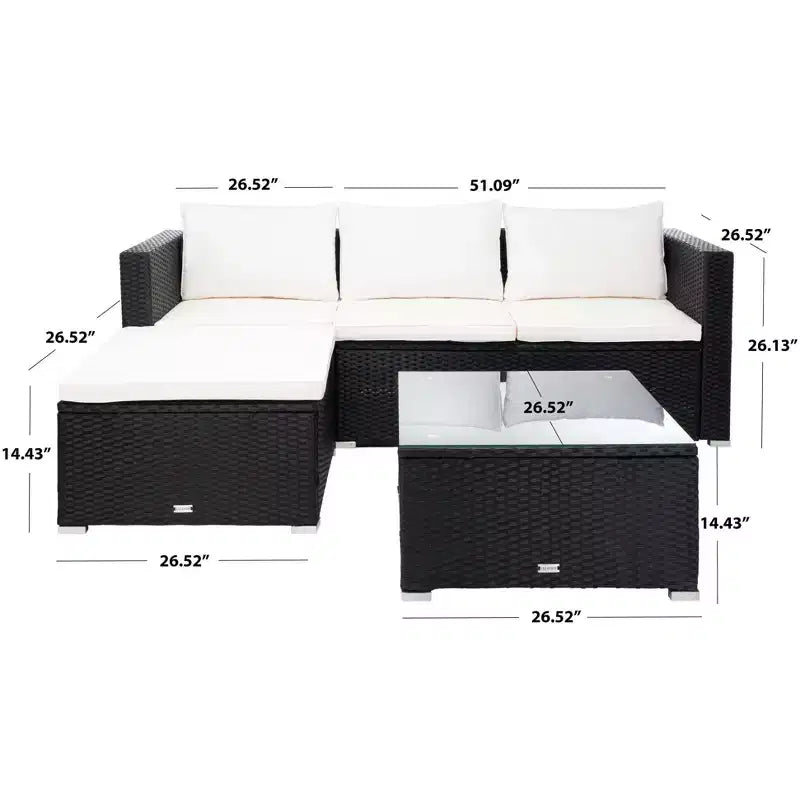 Madalina Living Set - Indoor/Outdoor - PAT7509 - Safavieh