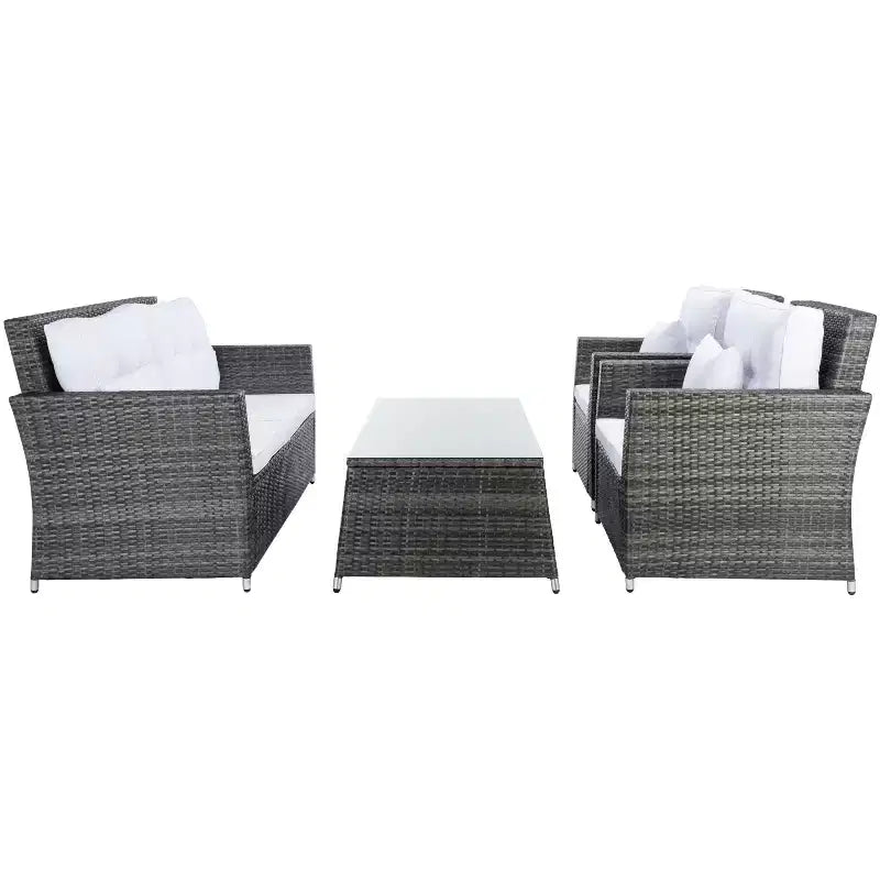 Lorma 4 Piece Living Set - Indoor/Outdoor - PAT7514 - Safavieh