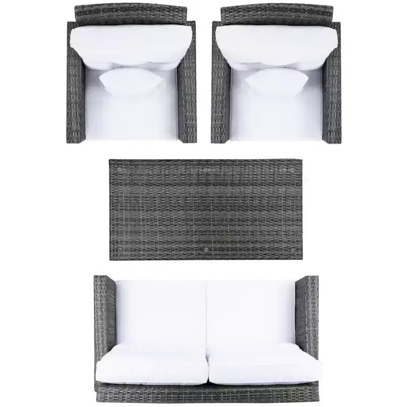 Lorma 4 Piece Living Set - Indoor/Outdoor - PAT7514 - Safavieh