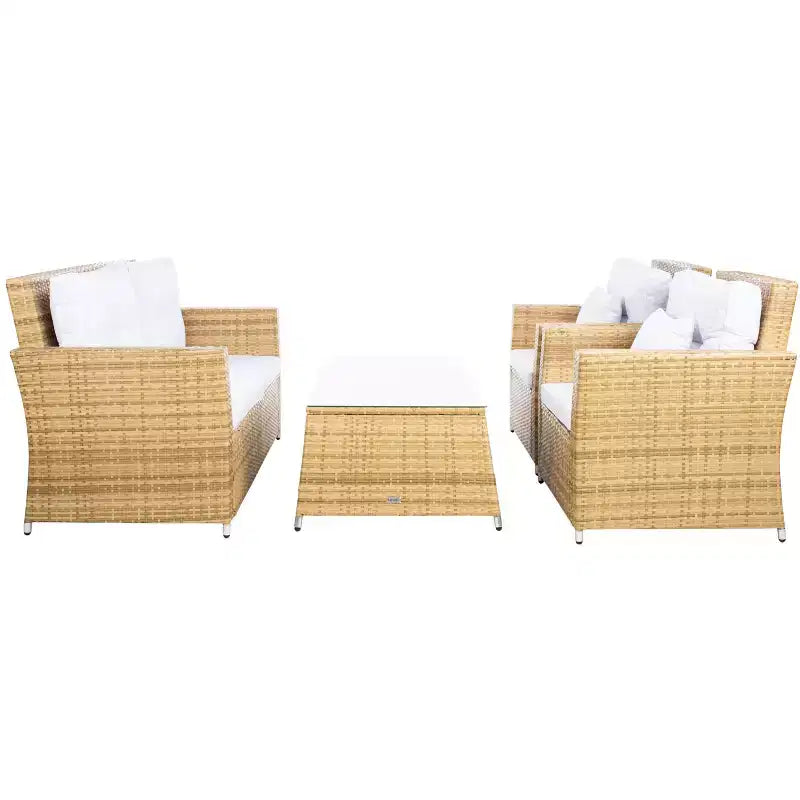 Lorma 4 Piece Living Set - Indoor/Outdoor - PAT7514 - Safavieh