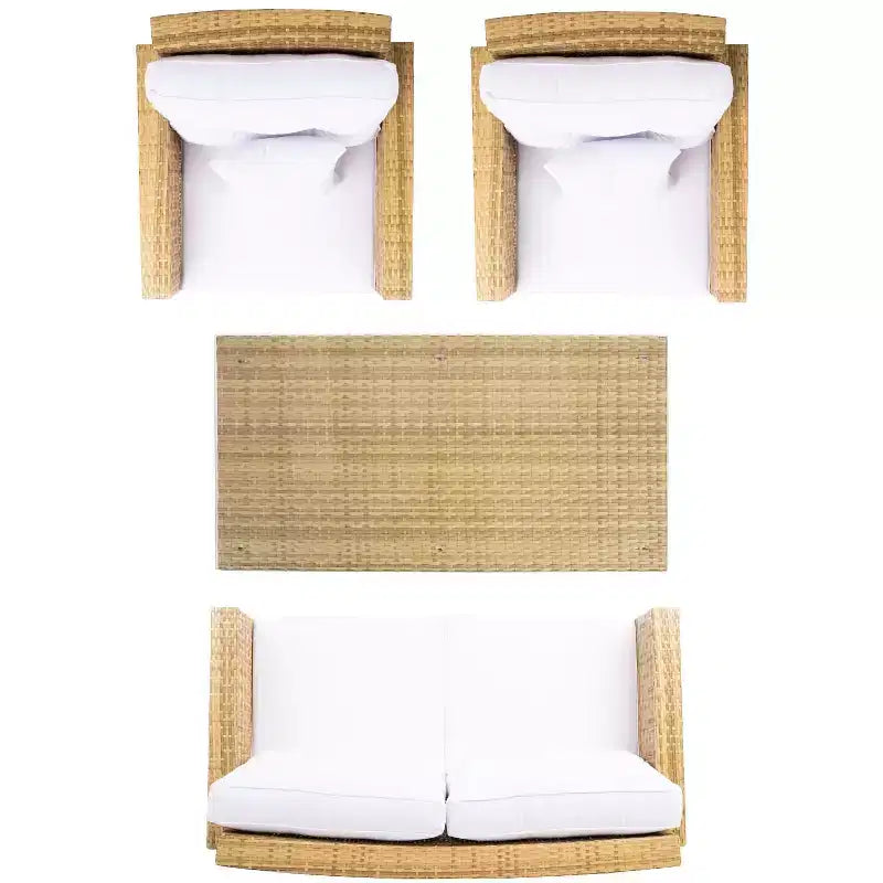 Lorma 4 Piece Living Set - Indoor/Outdoor - PAT7514 - Safavieh