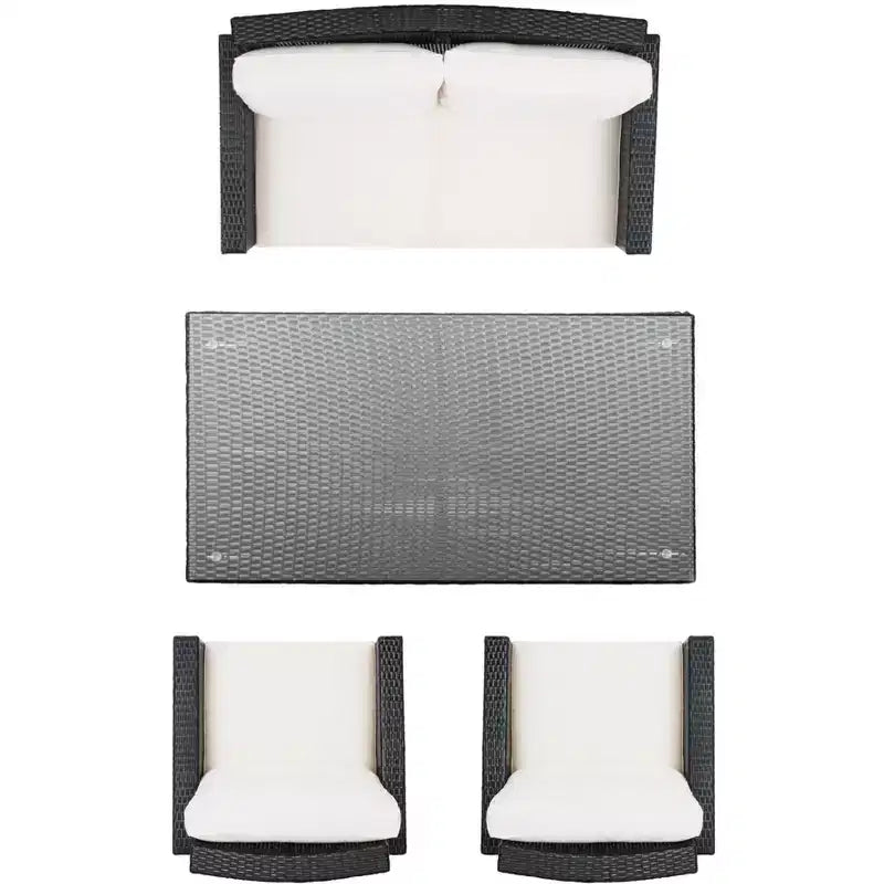 Lorma 4 Piece Living Set - Indoor/Outdoor - PAT7514 - Safavieh