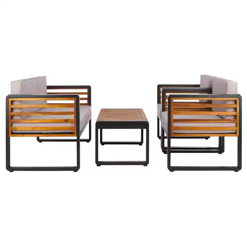 Vesta 4 Piece Living Set - Indoor/Outdoor - PAT7737 - Safavieh
