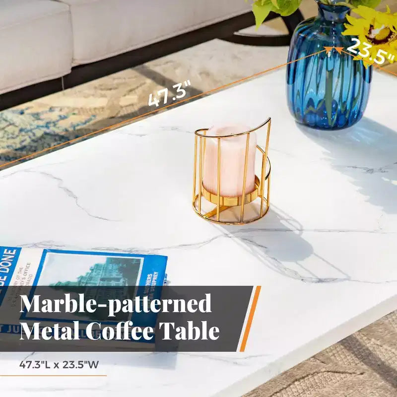 Captiva Designs 4 PCS Metal Patio Furniture Conversation Set with Swivel Armchairs for Garden Porch Backyard