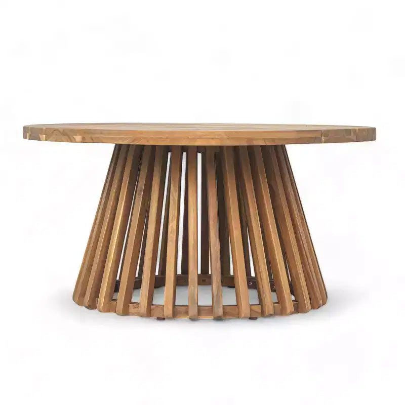 Christopher Knight Home Panfilo Acacia Wood Upholstered 3 Seater Daybed with Coffee Table
