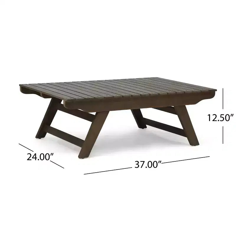 Christopher Knight Home Sedona Outdoor Acacia Wood 6 Seater Chat Set with Cushions