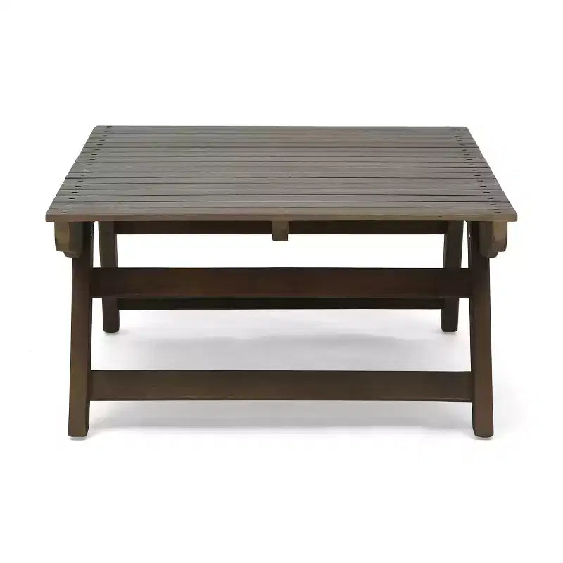 Christopher Knight Home Sedona Outdoor Acacia Wood 6 Seater Chat Set with Cushions