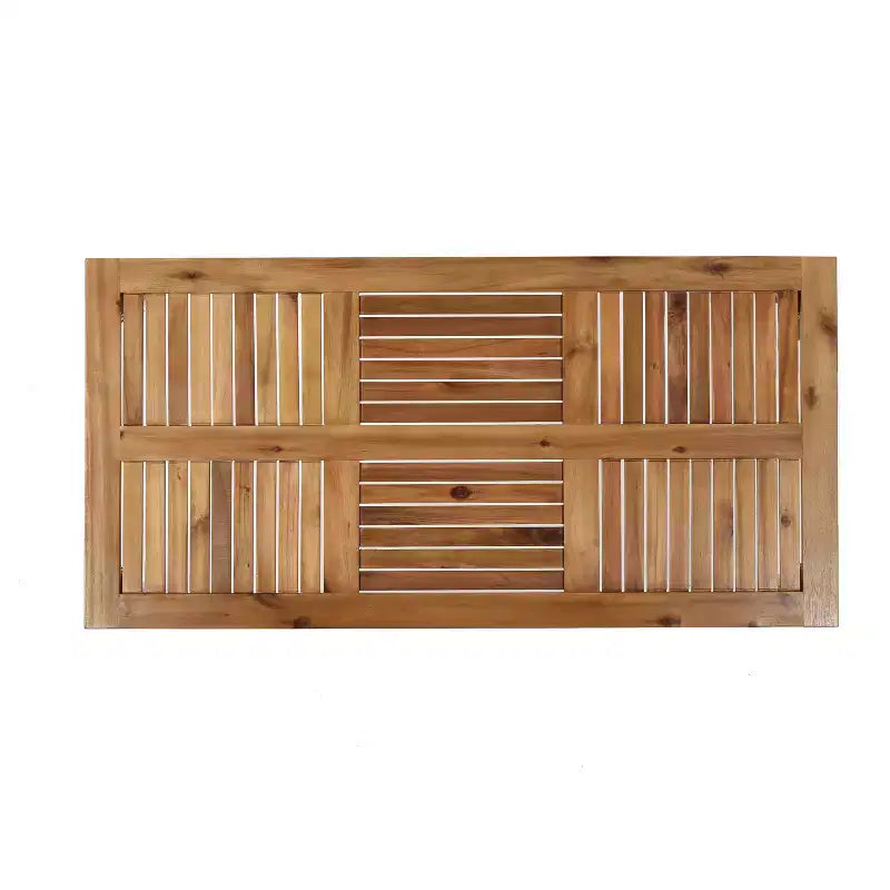 Christopher Knight Home Hampton Outdoor Acacia Wood and Wicker Loveseat and Coffee Table Set