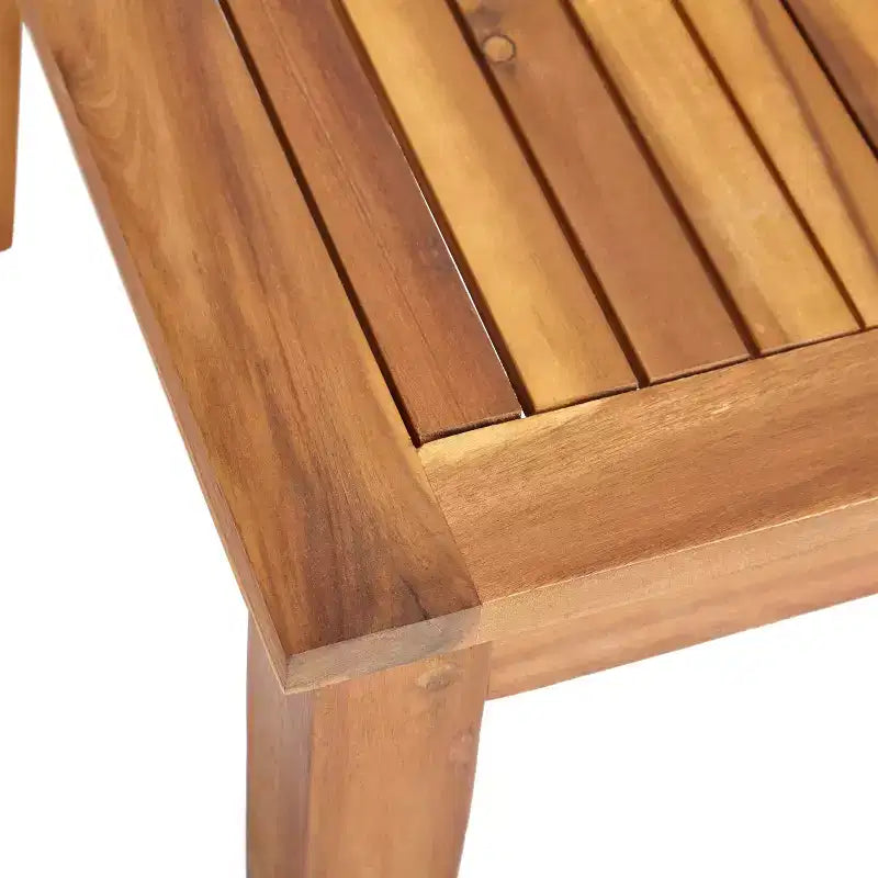 Christopher Knight Home Hampton Outdoor Acacia Wood and Wicker Loveseat and Coffee Table Set