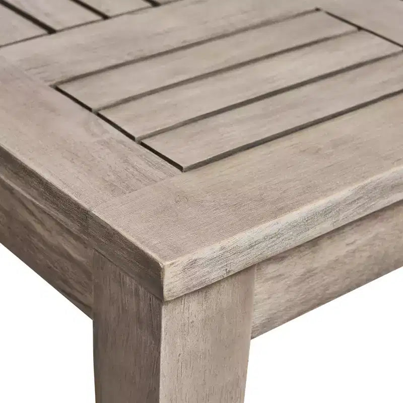 Christopher Knight Home Hampton Outdoor Acacia Wood and Wicker Loveseat and Coffee Table Set