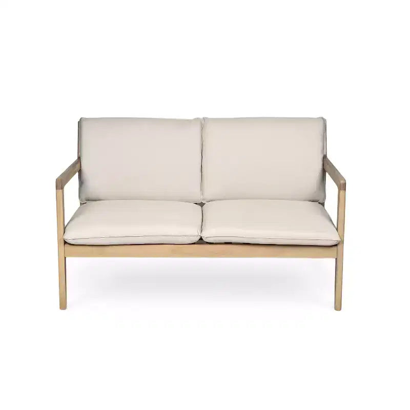 Christopher Knight Home Vanda Patio 4 Pieces Acacia Wood Open Slat Seating Set with Cushions