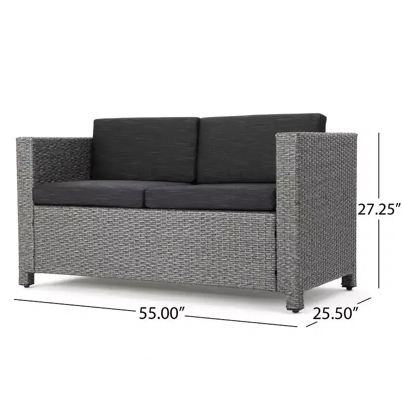 Christopher Knight Home Paddy Outdoor Rattan and Iron Adjustable Chaise Lounge with Cover