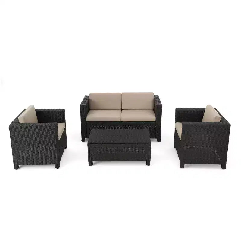 Christopher Knight Home Paddy Outdoor Rattan and Iron Adjustable Chaise Lounge with Cover