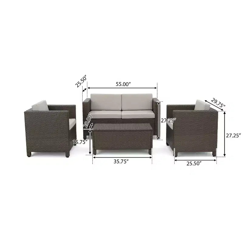 Christopher Knight Home Paddy Outdoor Rattan and Iron Adjustable Chaise Lounge with Cover