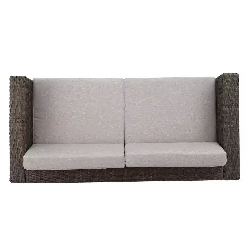 Christopher Knight Home Paddy Outdoor Rattan and Iron Adjustable Chaise Lounge with Cover