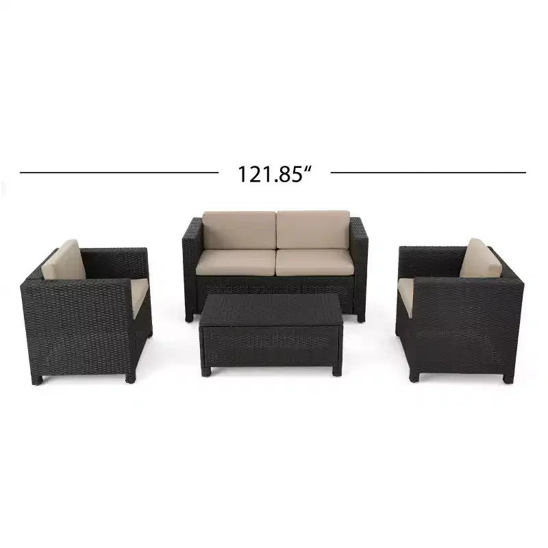 Christopher Knight Home Paddy Outdoor Rattan and Iron Adjustable Chaise Lounge with Cover