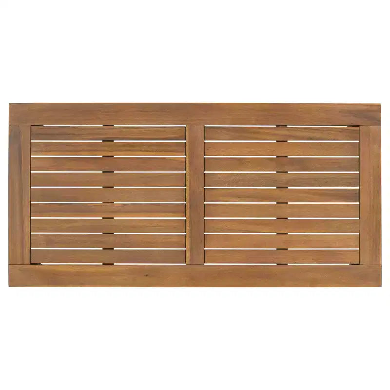 Christopher Knight Home Pendry 4 Piece Outdoor Acacia Wood Chat Set with Water Resistant Cushions