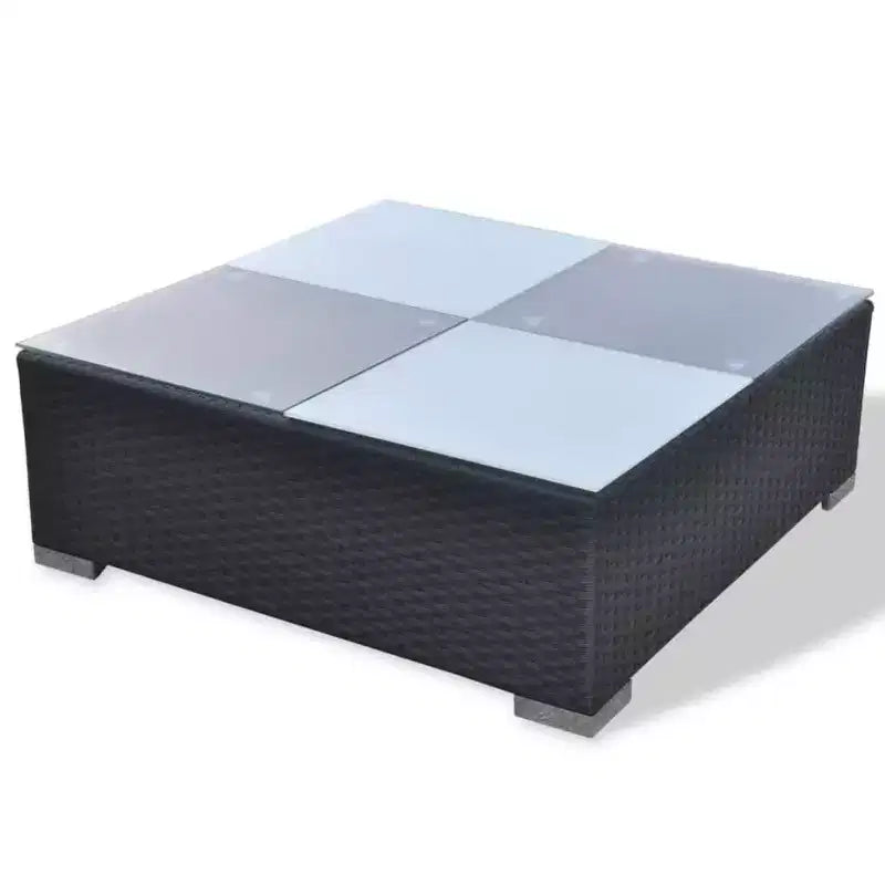 vidaXL Lounge Set Black