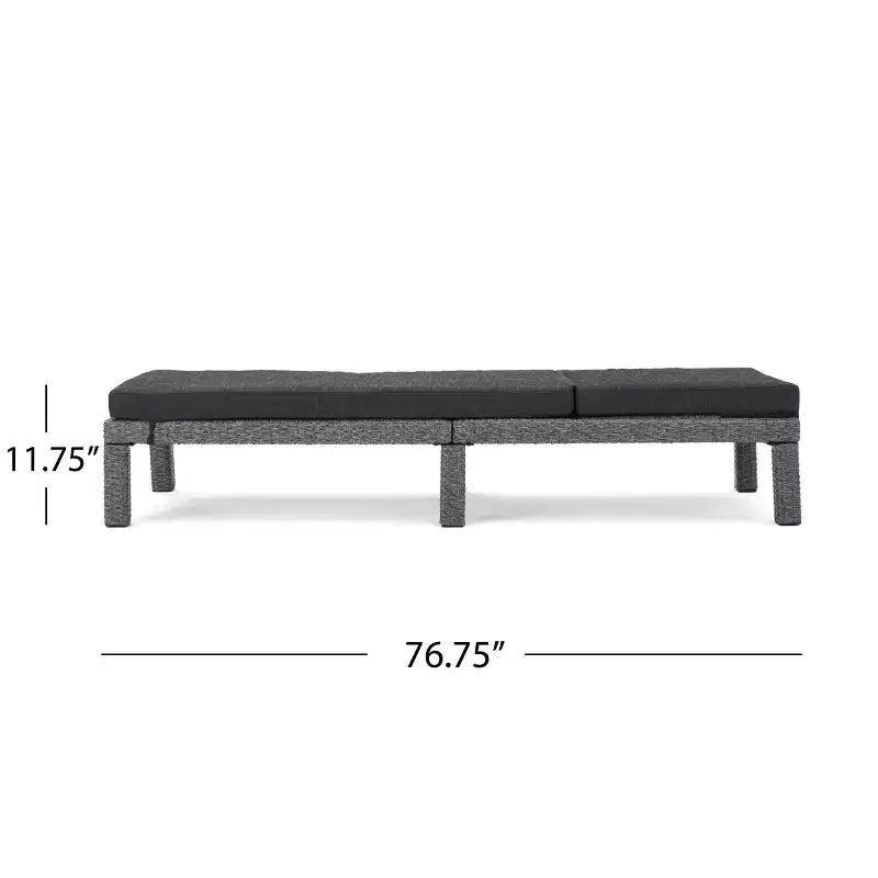 Christopher Knight Home Puerta 10 Piece Outdoor Wicker Chat Set with Water-Resistant Cushions