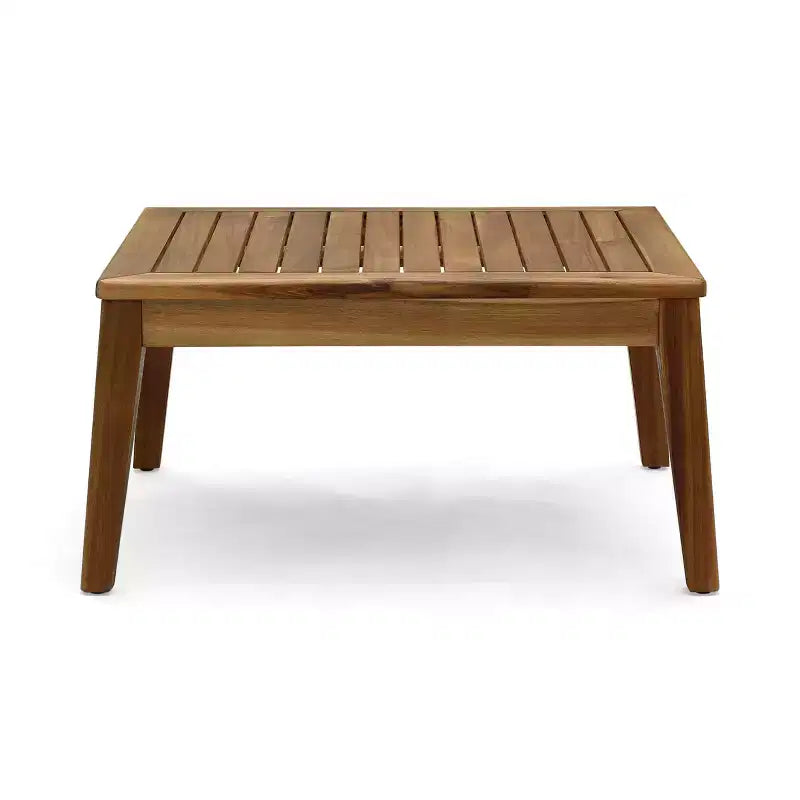 Christopher Knight Home Caelis Rustic 6 Piece Patio Acacia Wood Slatted Seating Set with Cushions