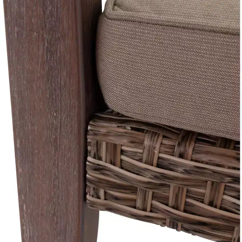 Courtyard Casual Buena Vista II 2 pc Club and Ottoman Includes: One Club Chair and One Ottoman