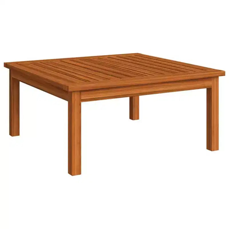 vidaXL 4 Piece Modern Patio Lounge Set - Cream Solid Acacia Wood with Comfortable Cushions - Timeless Design for Garden, Patio or Living Room