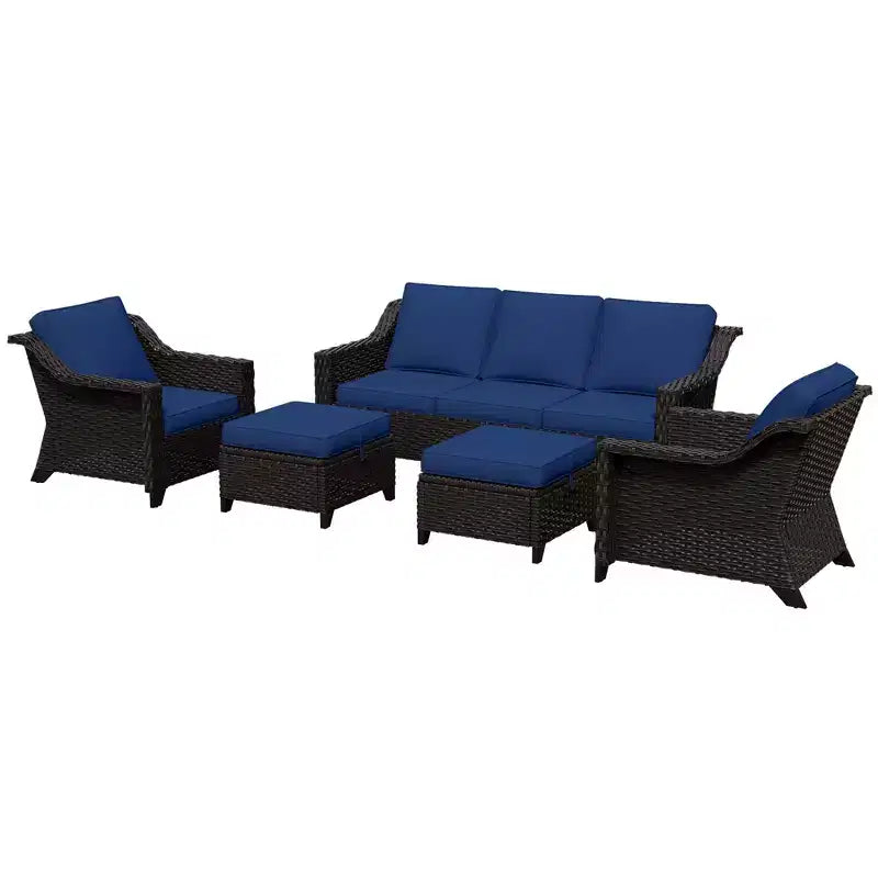 UPTIOT 5-Piece Outdoor Conversation Set