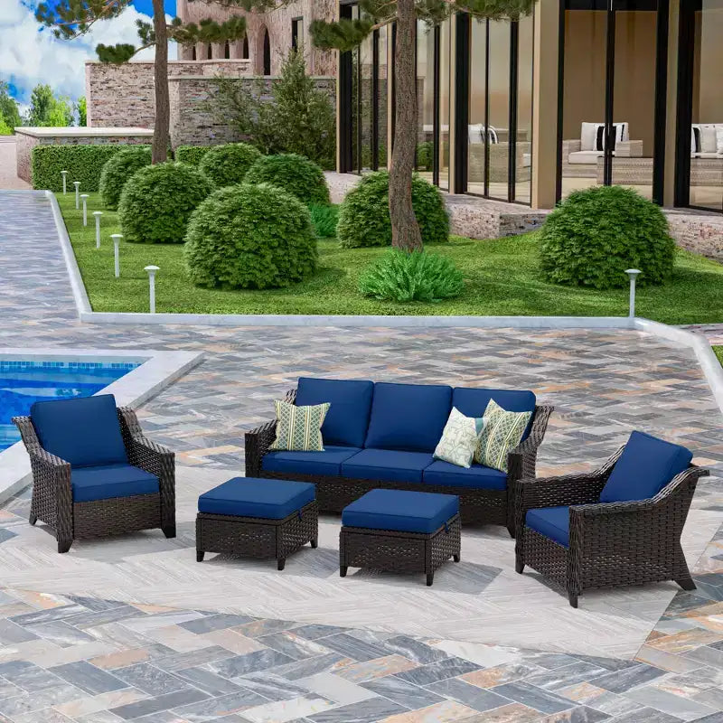 UPTIOT 5-Piece Outdoor Conversation Set