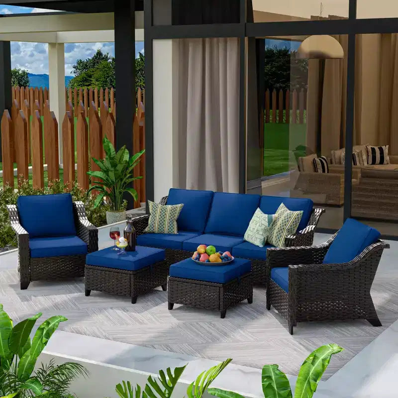 UPTIOT 5-Piece Outdoor Conversation Set