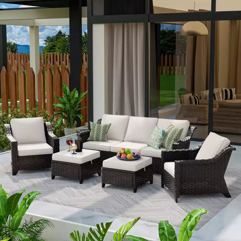 UPTIOT 5-Piece Outdoor Conversation Set