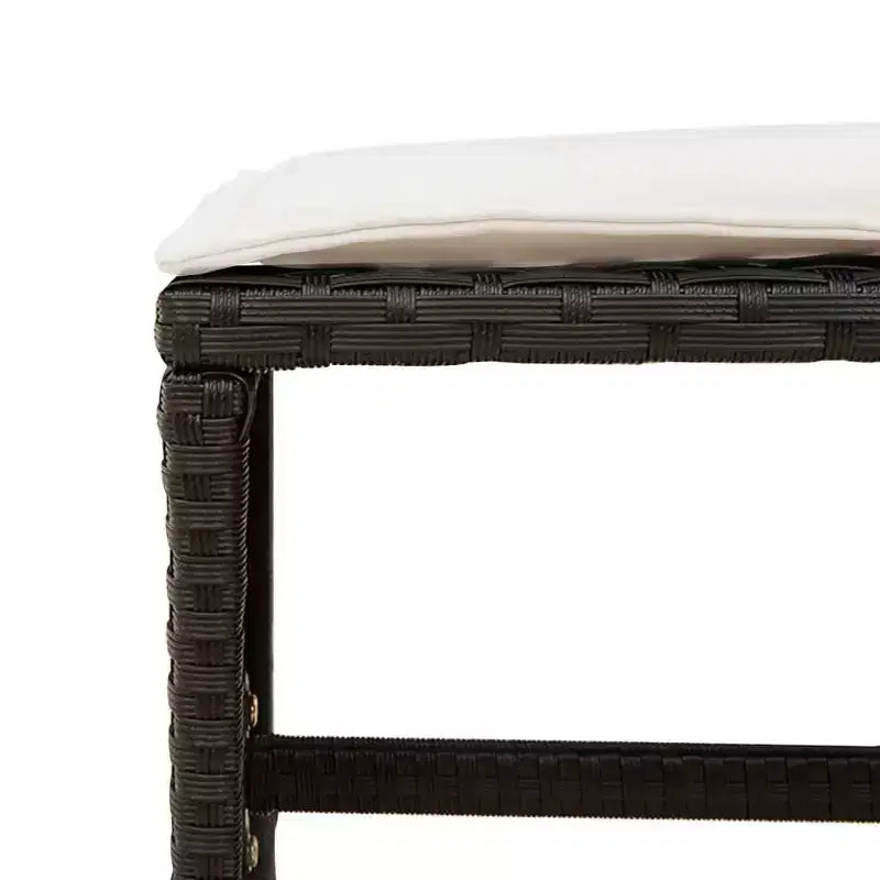 vidaXL Outdoor Dining Set with Cushions in Various Colors