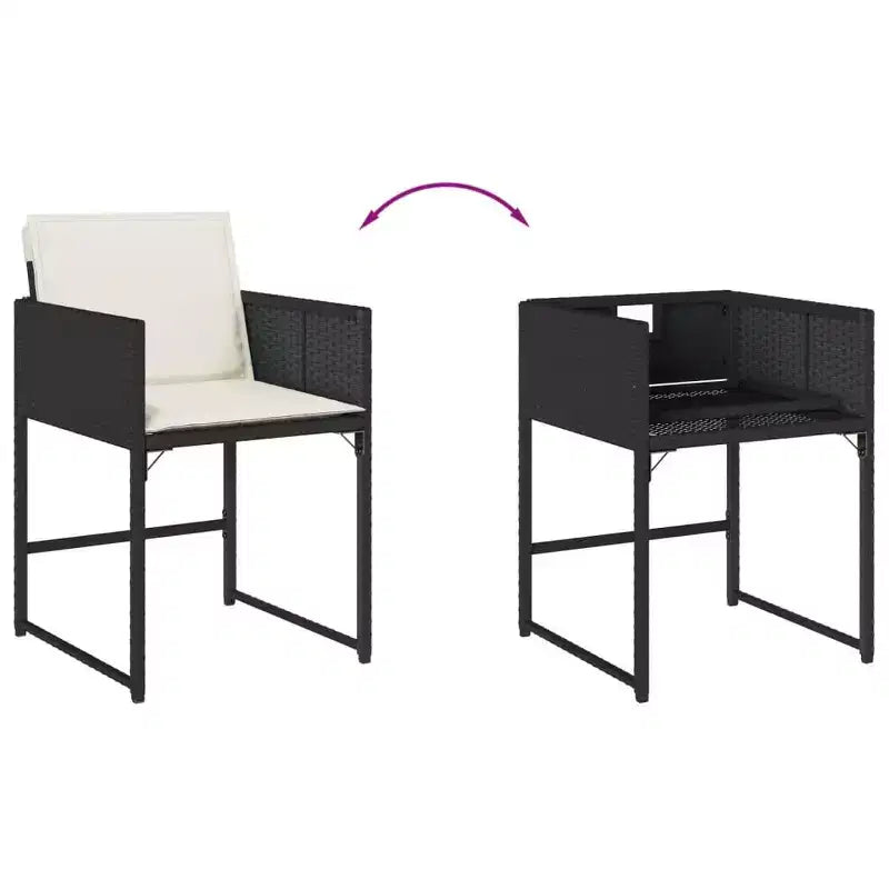 vidaXL Outdoor Dining Set with Cushions in Various Colors