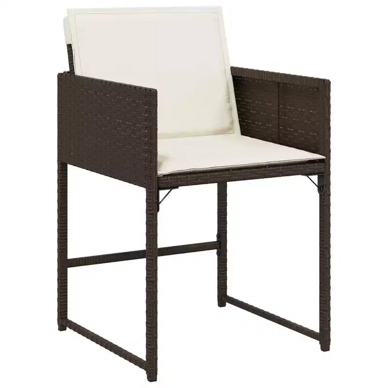 vidaXL Outdoor Dining Set with Cushions in Various Colors