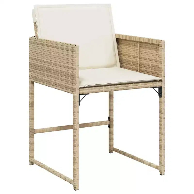 vidaXL Outdoor Dining Set with Cushions in Various Colors