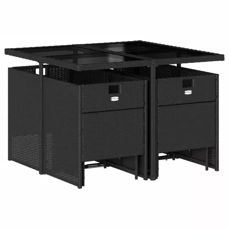 vidaXL Outdoor Dining Set with Removable Cushions in Multiple Colors
