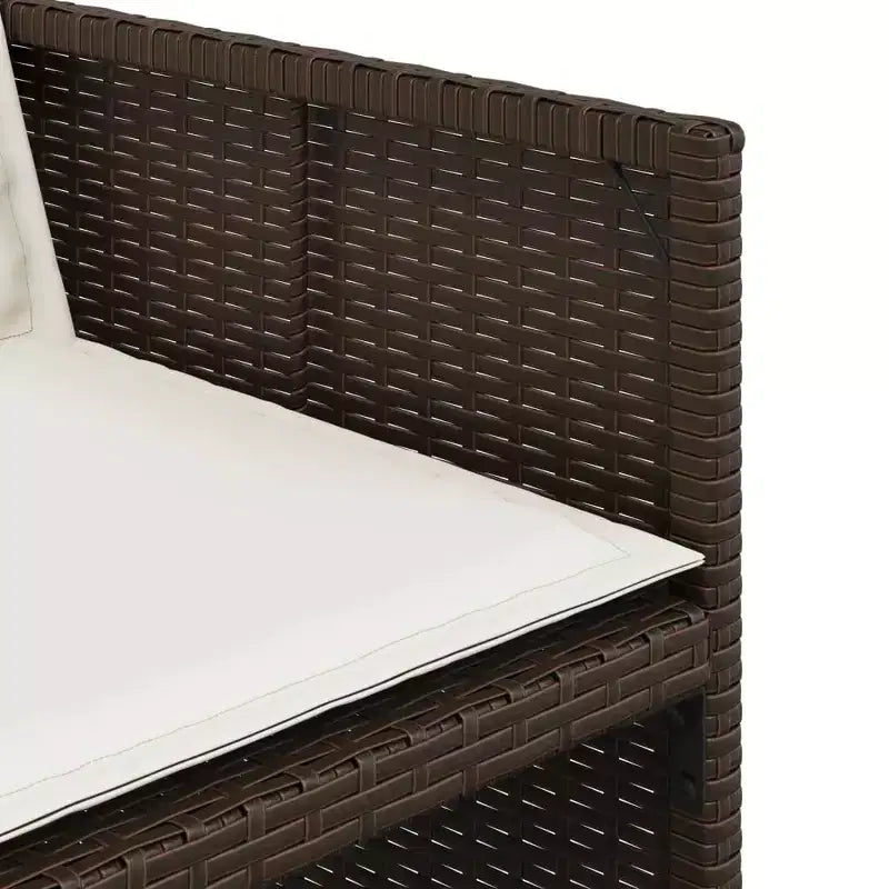 vidaXL Outdoor Dining Set with Removable Cushions in Multiple Colors