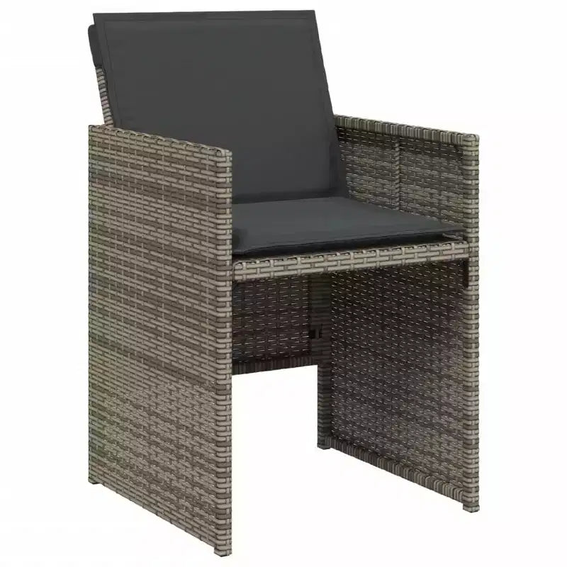 vidaXL Outdoor Dining Set with Removable Cushions in Multiple Colors