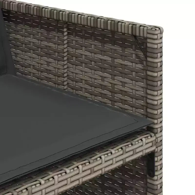 vidaXL Outdoor Dining Set with Removable Cushions in Multiple Colors