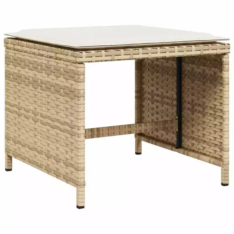 vidaXL Outdoor Dining Set with Removable Cushions in Multiple Colors