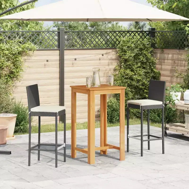 vidaXL Outdoor Bar Table and Stools Set and Options